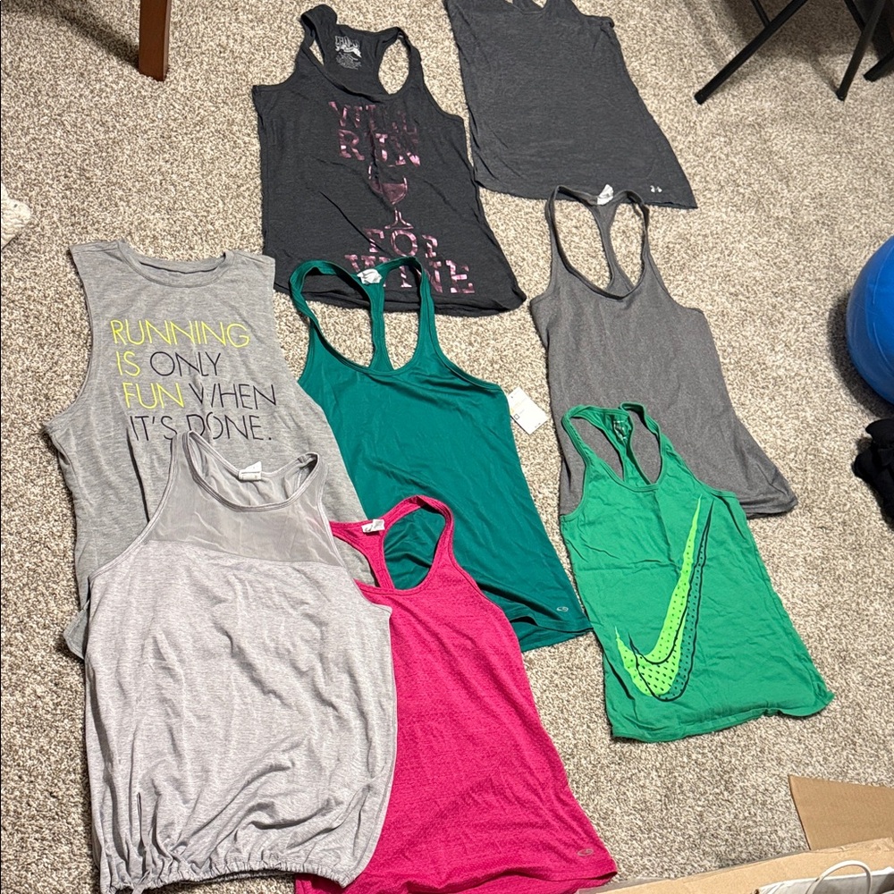 Assorted Tank Tops in Various Colors